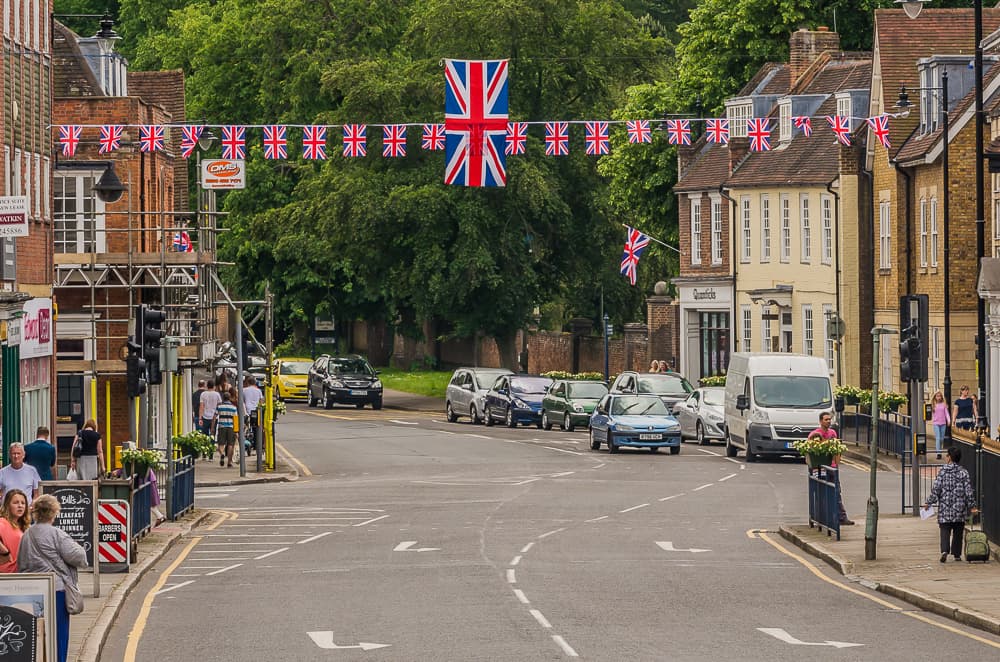 Bell Street, Reigate, home to independent shops and cafes