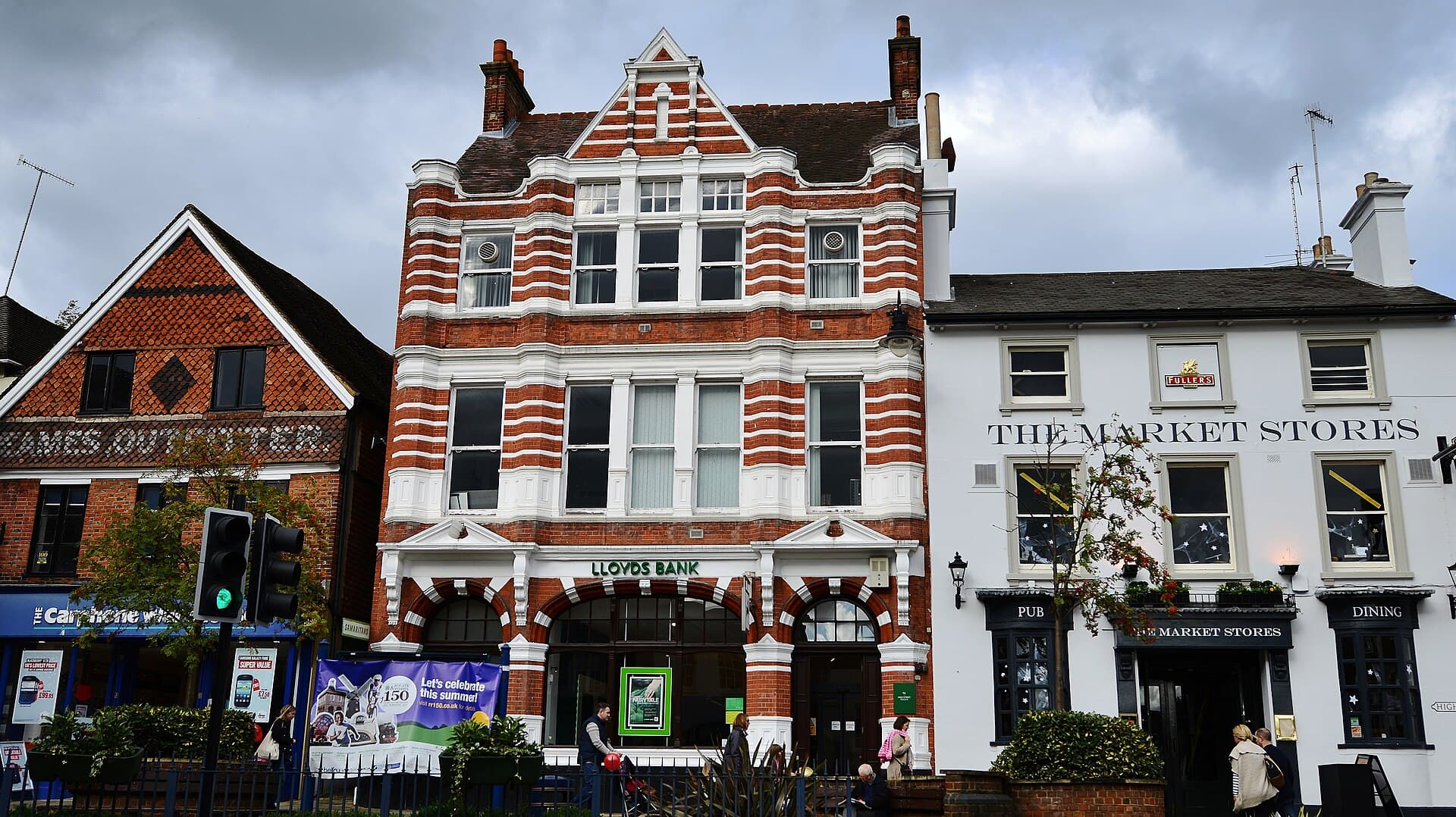 The High Street in Reigate town centre